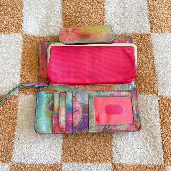 HOBO NANCY MULTICOLOR LEATHER WALLET - Picture 6 of 7